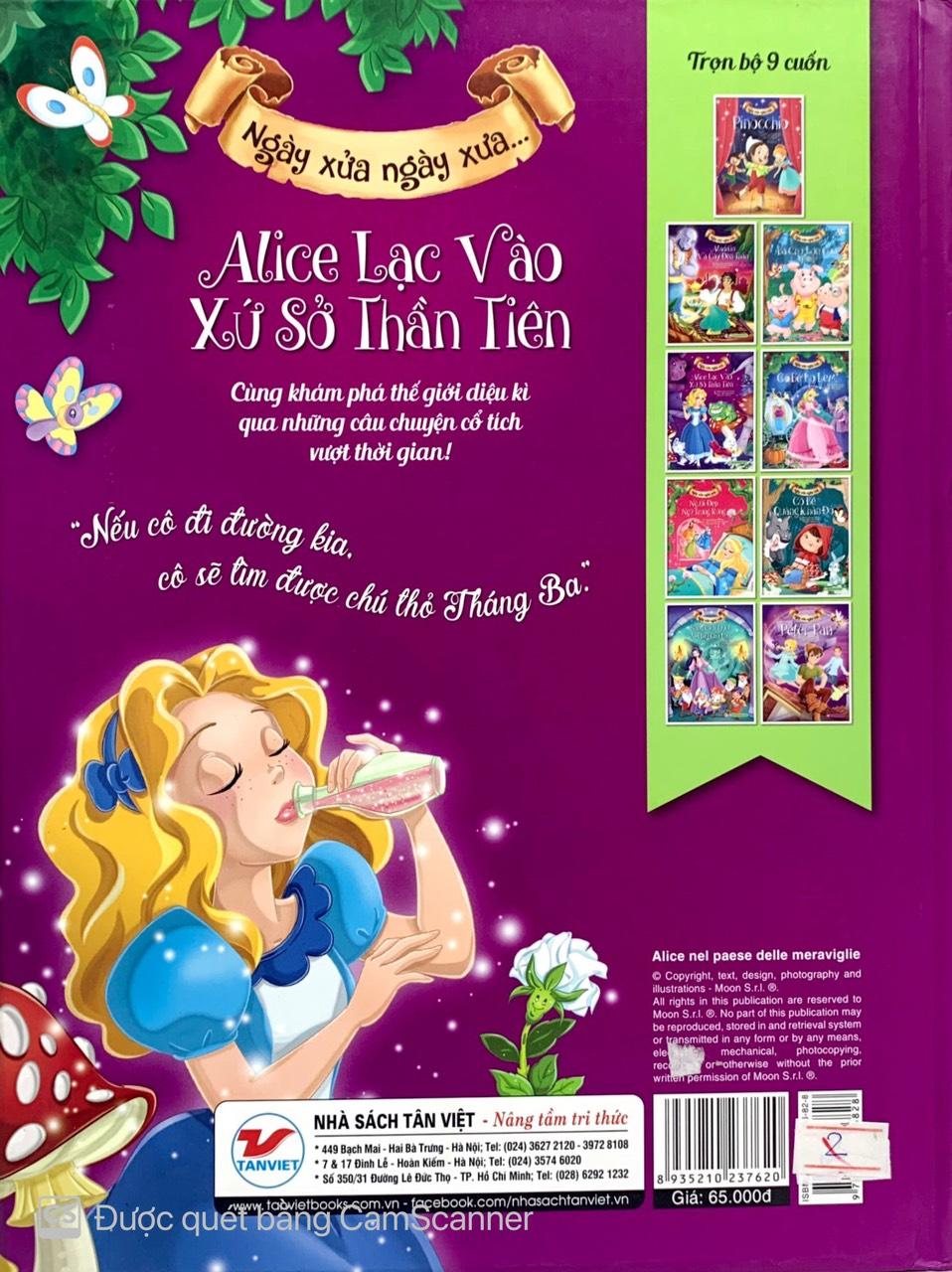 Alice Lạc Vào Xứ Sở Thần Tiên (Song Ngữ Anh - Việt) - Tái Bản 2020