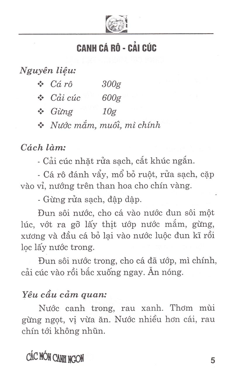 Các Món Canh Ngon (Tái Bản)