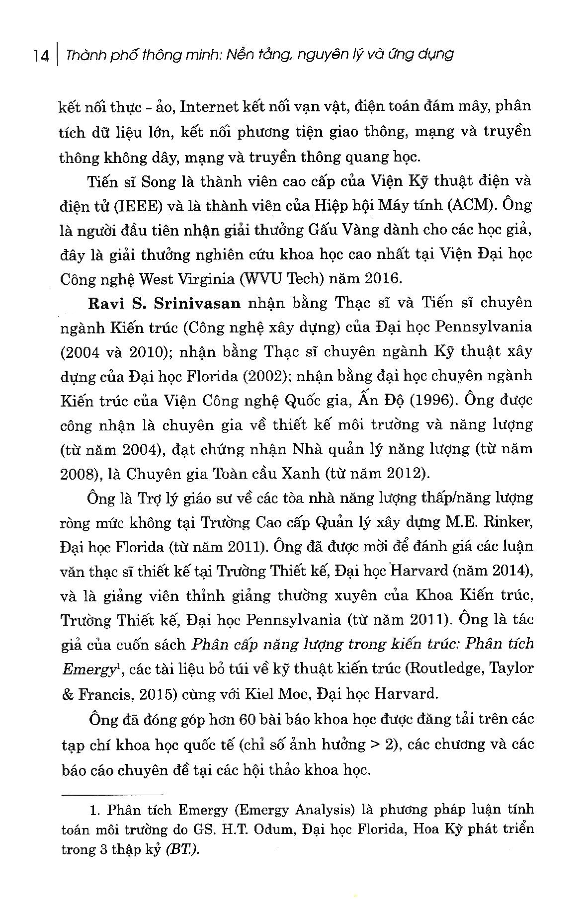Thành Phố Thông Minh - Nền Tảng, Nguyên Lý Và Ứng Dụng