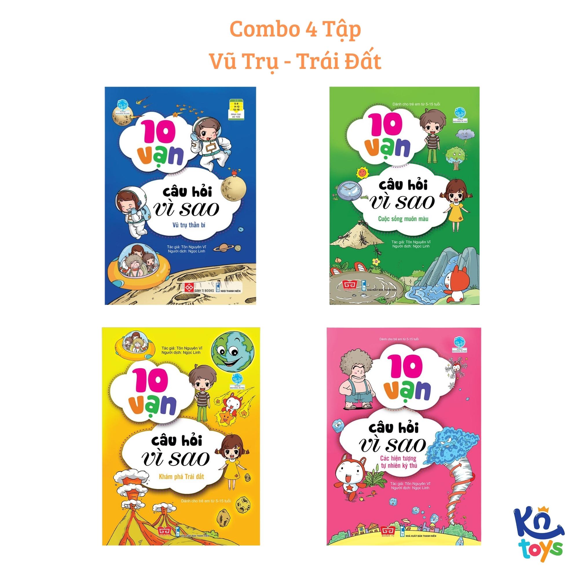 Truyện Tranh Thiếu Nhi – 10 Vạn Câu Hỏi Vì Sao – Đinh Tị (Bộ Combo Có Bìa Áo)