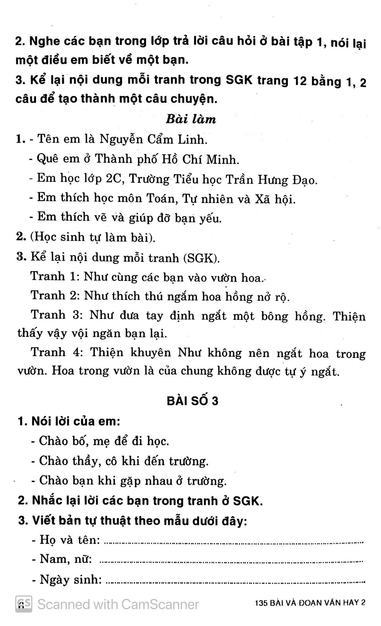 135 Bài Và Đoạn Văn Hay 2