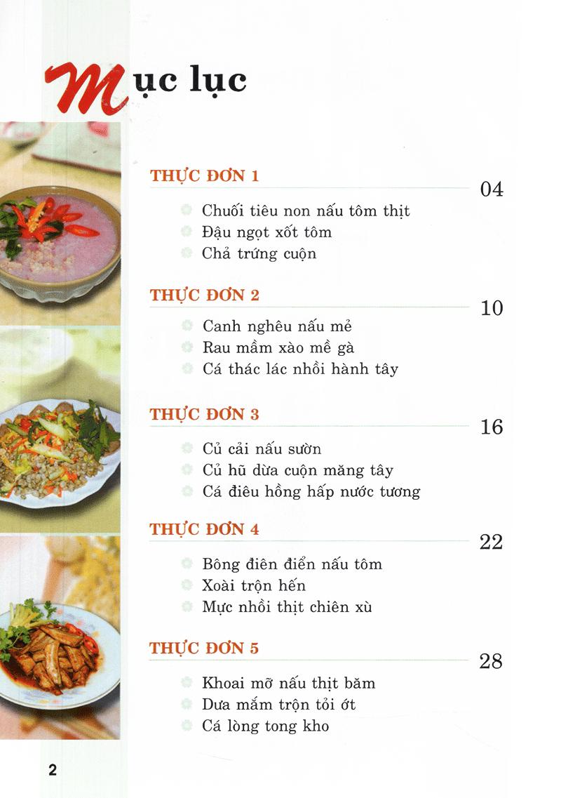 Thực Đơn Nấu Ăn Đơn Giản - Tập 1