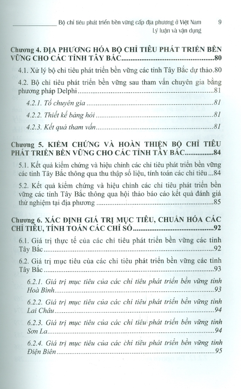 Bộ Chỉ Tiêu Phát Triển Bền Vững Cấp Địa Phương Ở Việt Nam: Lý Luận Và Vận Dụng (Bộ Sách Đại Học Và Sau Đại Học) (Bìa Cứng)