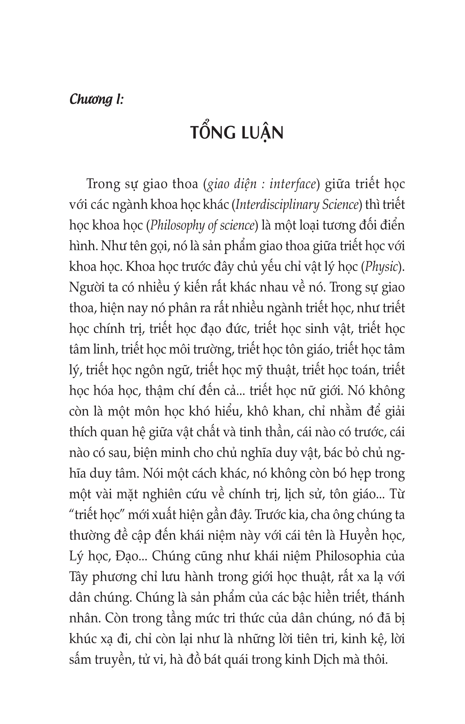 Triết Học Khoa Học