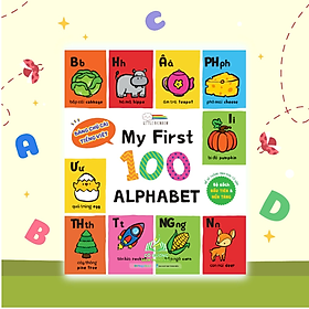 Sách My First 100 Alphabet - Bảng chữ cái Tiếng Việt #huongbook