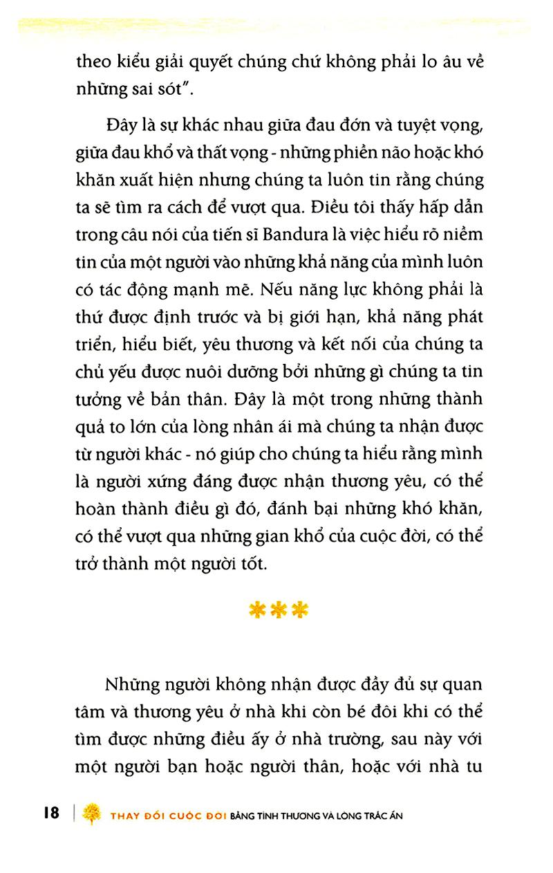 Thay Đổi Cuộc Đời Bằng Tình Thương Và Lòng Trắc Ẩn