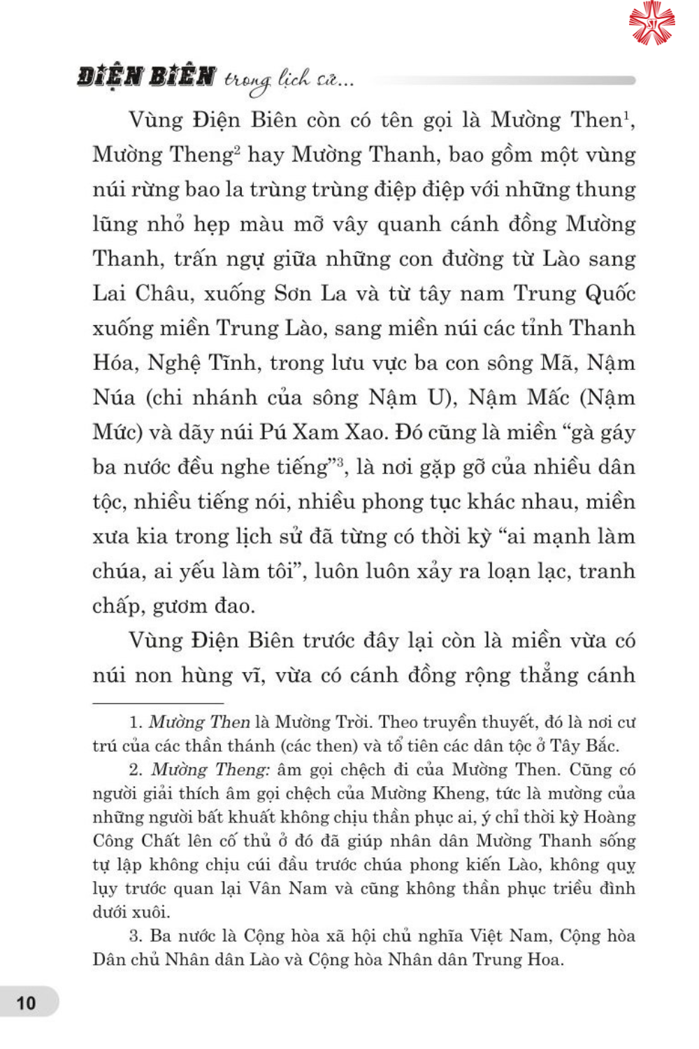 Điện Biên trong lịch sử (từ thuở ban đầu đến năm 1954) bản in 2024