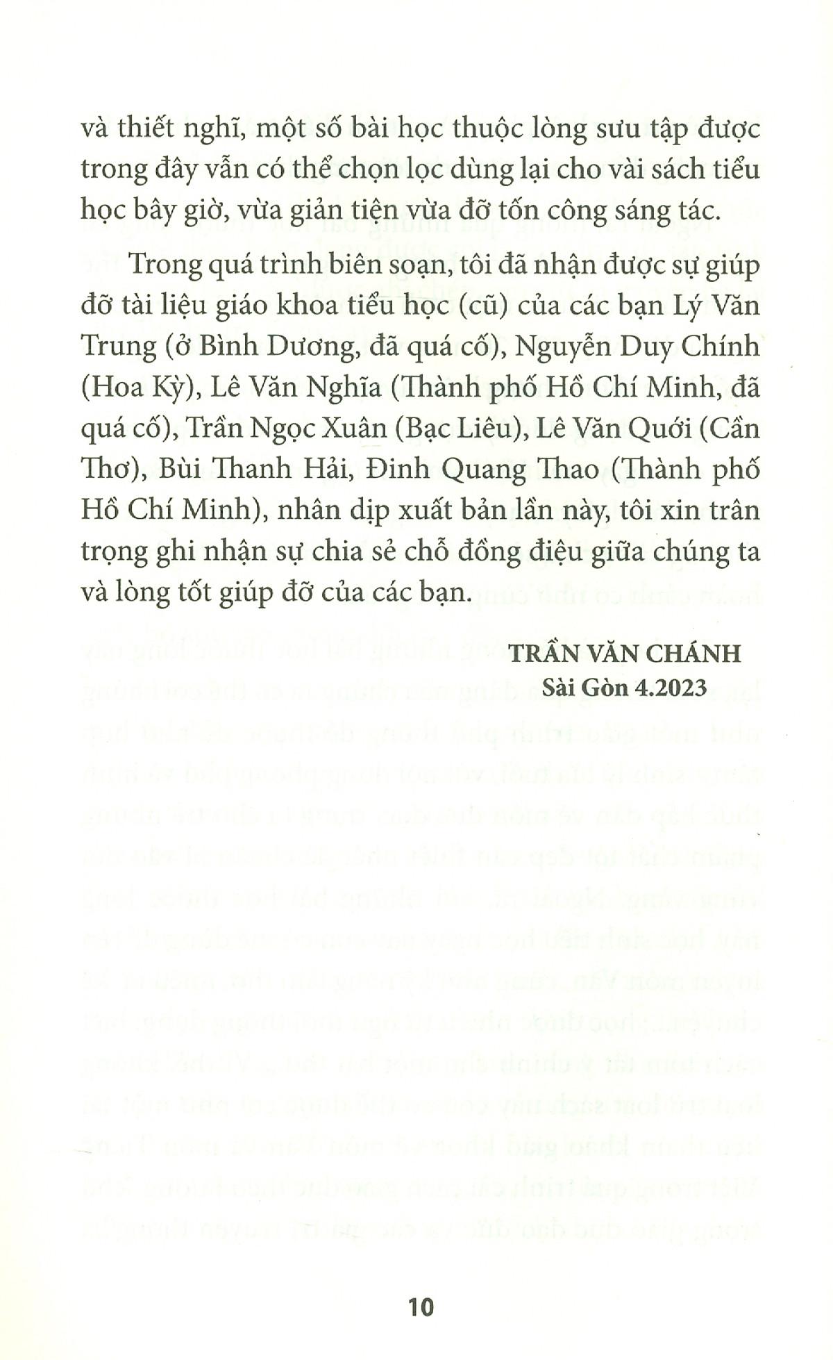 Bổn Cũ Soạn Lại 2 - Những Bài Học Thuộc Lòng - Tân Quốc Văn Giáo Khoa Thư
