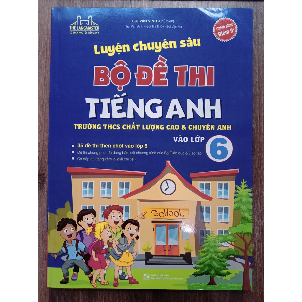Sách - Luyện chuyên sâu bộ đề thi tiếng anh vào lớp 6
