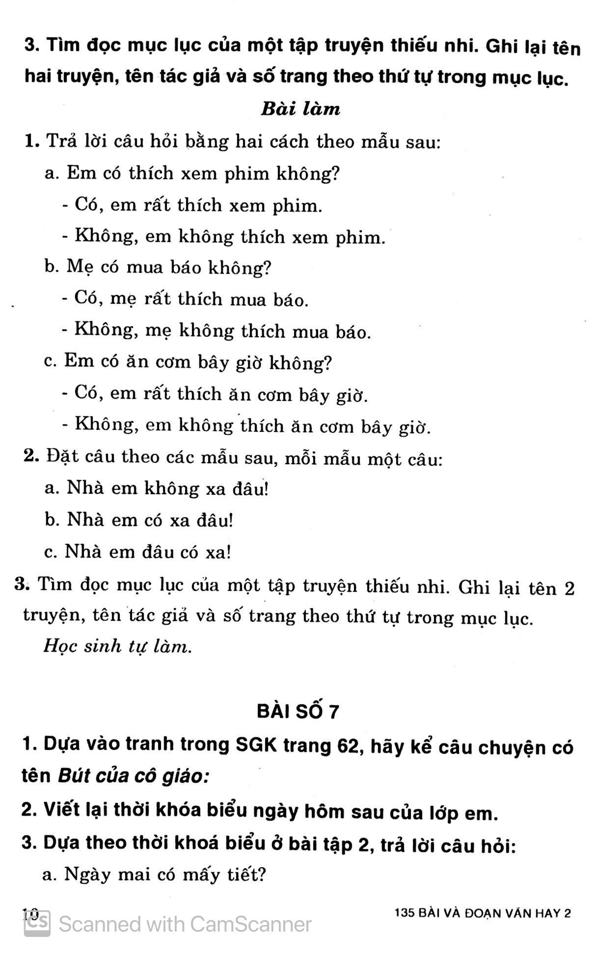 135 Bài Và Đoạn Văn Hay 2