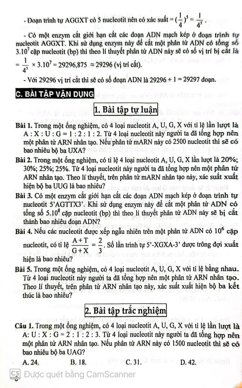 Phương Pháp Giải Toán Xác Suất Sinh Học