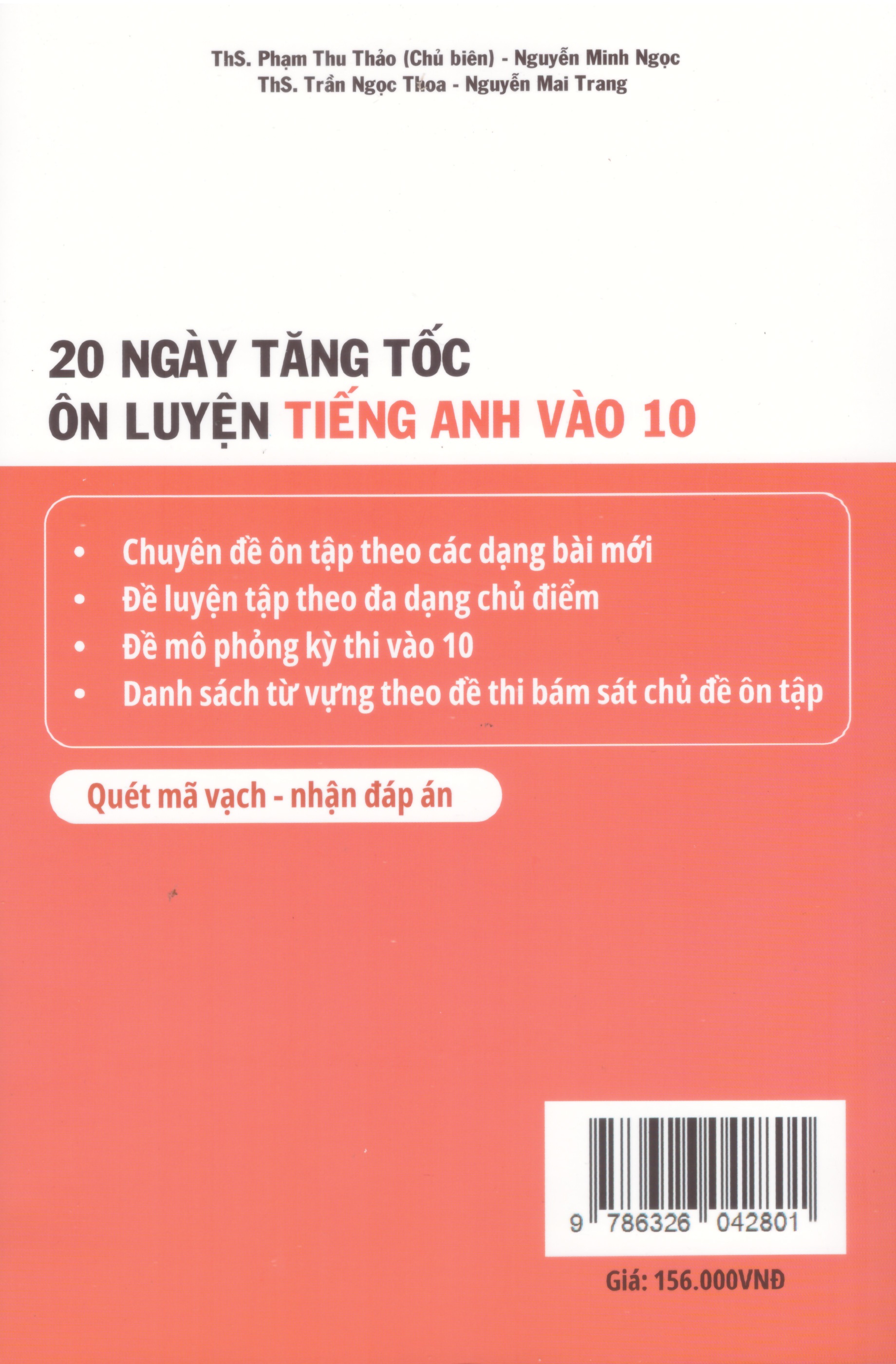 20 ngày tăng tốc - ôn luyện tiếng Anh vào 10 (Tập 2)