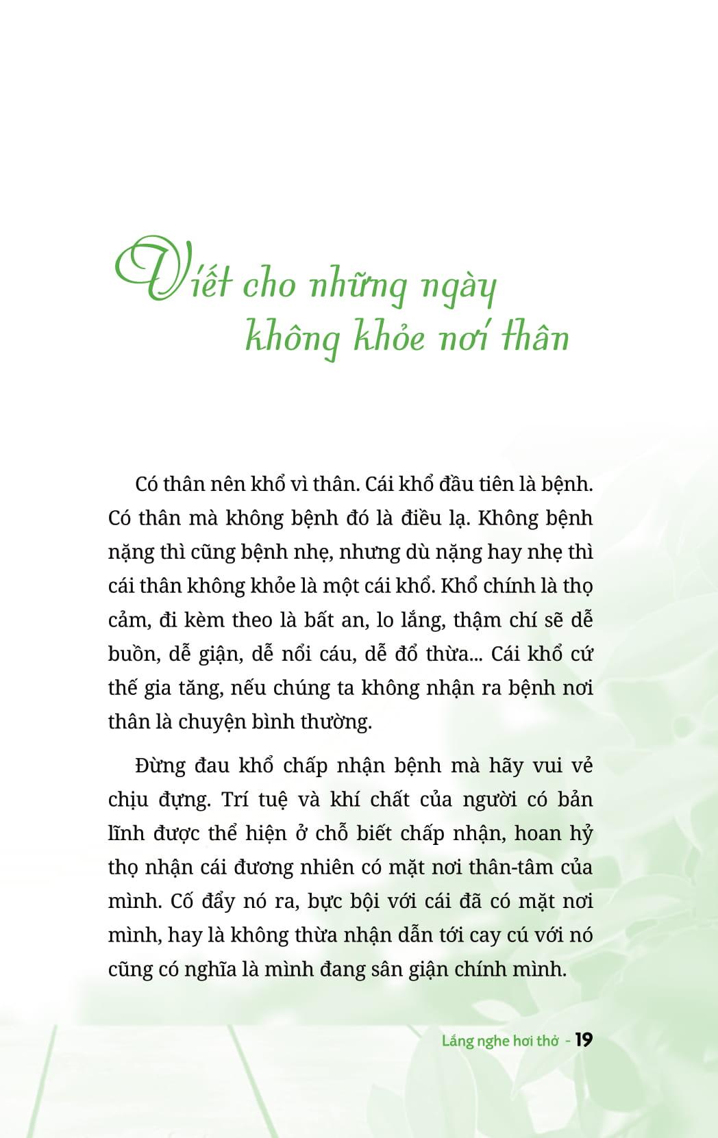 Lắng Nghe Hơi Thở