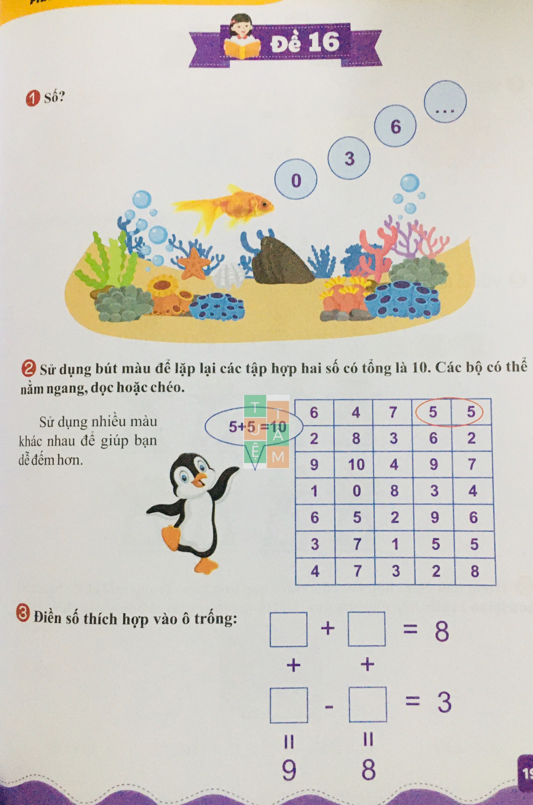 Sách - Phát triển trí thông minh Toán lớp 1