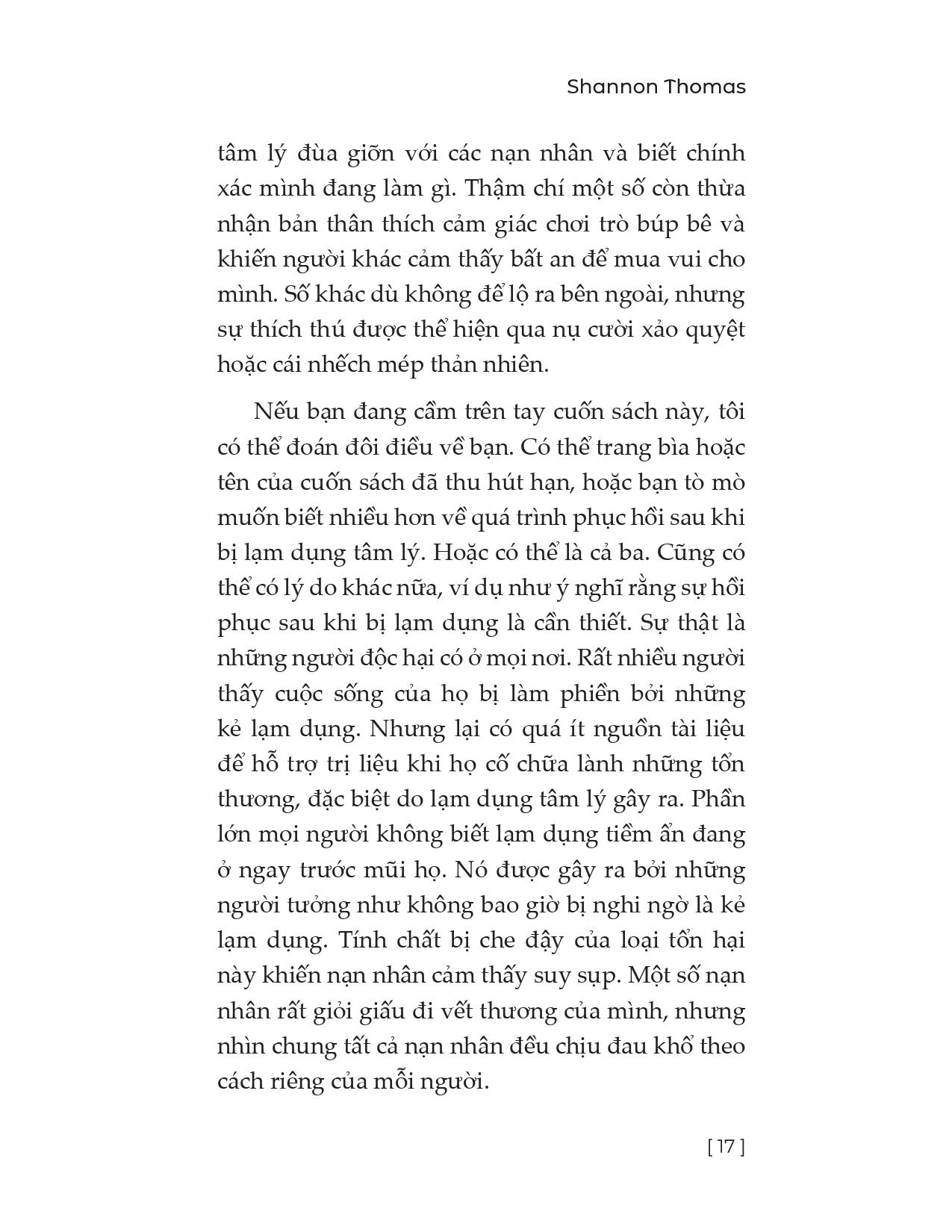 Thao Túng Tâm Lý - Nhận Diện, Thức Tỉnh Và Chữa Lành Những Tổn Thương Tiềm Ẩn