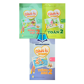 Sách - Combo nhật kí ngày hè vui toán + tiếng việt + tiếng anh 2