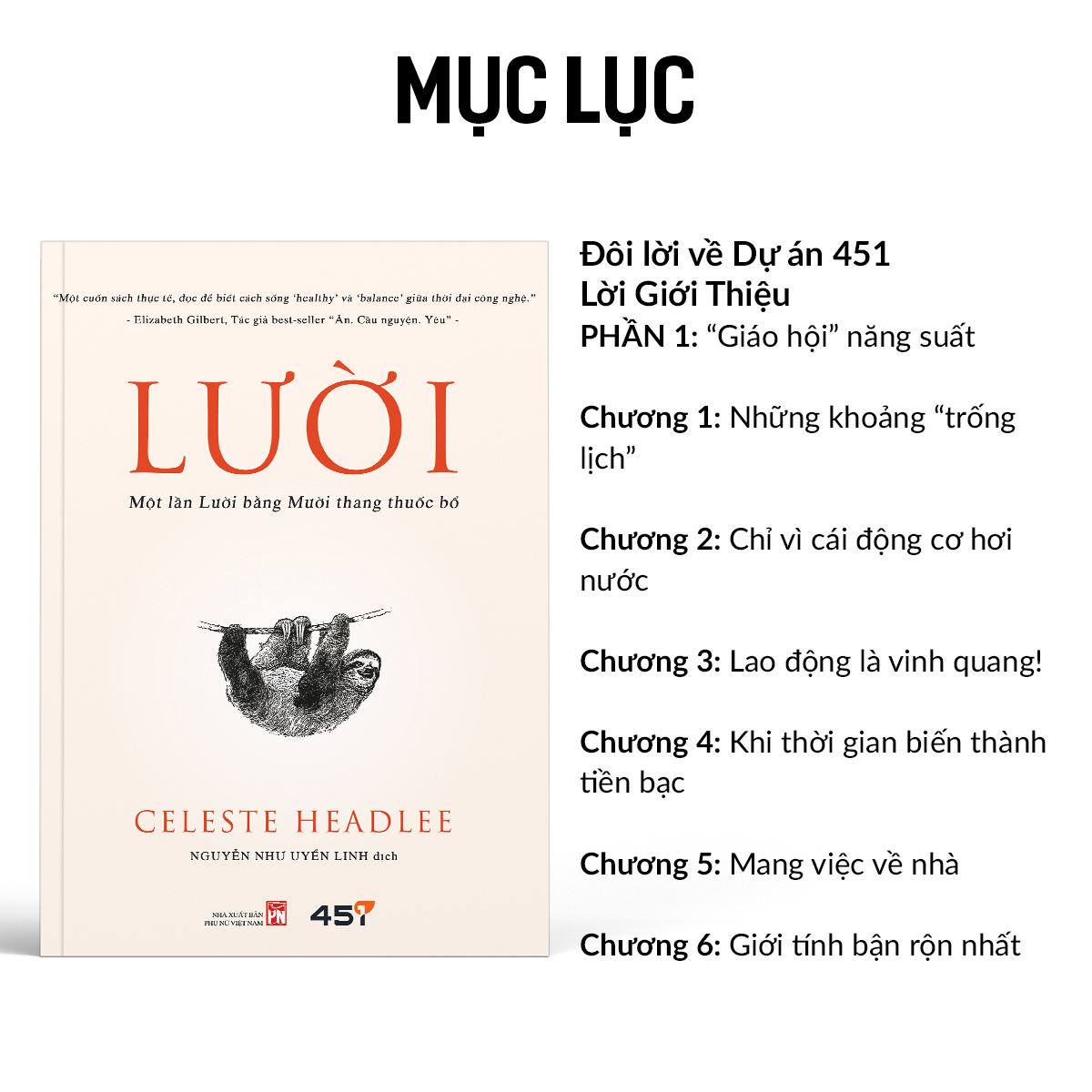 Lười - Một lần Lười bằng Mười than thuốc bổ