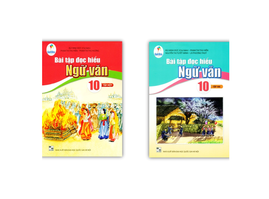 Sách - Combo Bài tập đọc hiểu Ngữ văn 10 - Tập 1 + 2 ( Cánh Diều )