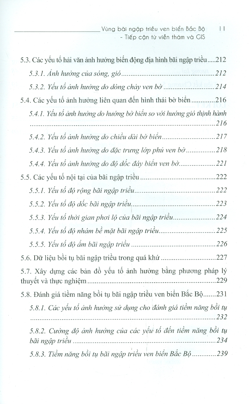 Vùng Bãi Ngập Triều Ven Biển Bắc Bộ - Tiếp Cận Từ Viễn Thám Và Gis (Bộ Sách Chuyên Khảo Biển Và Công Nghệ Biển) (Bìa Cứng)
