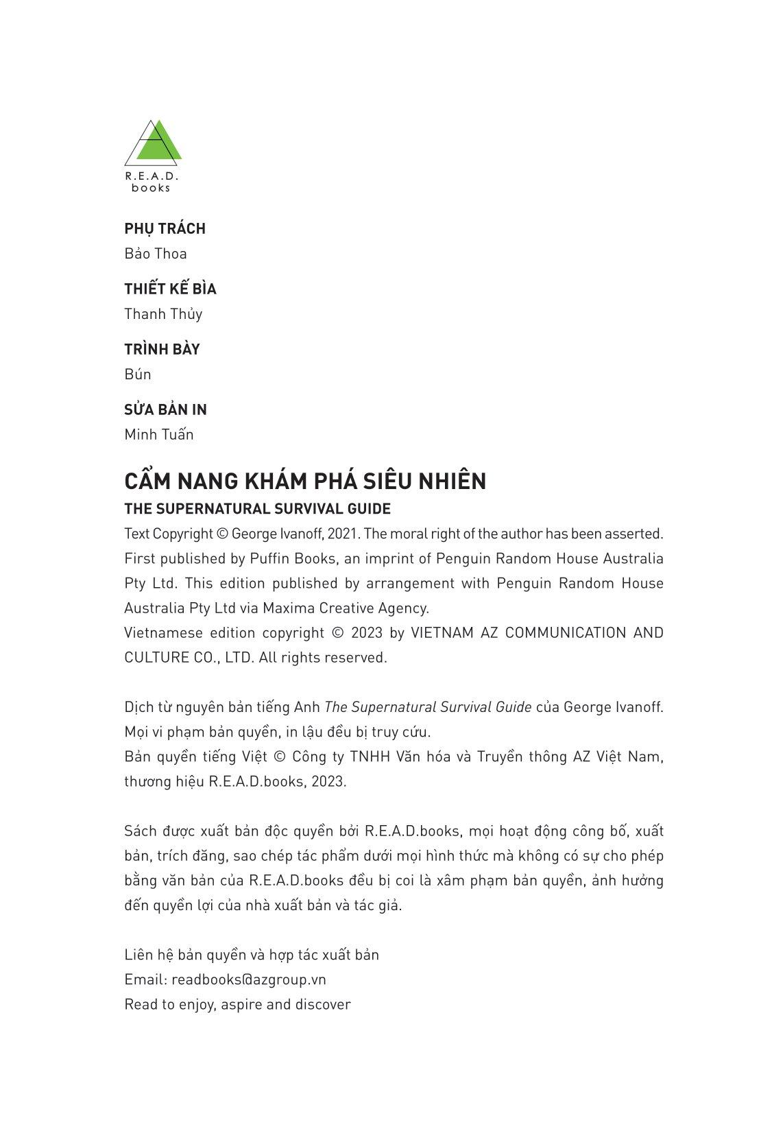 Cẩm Nang Khám Phá Siêu Nhiên