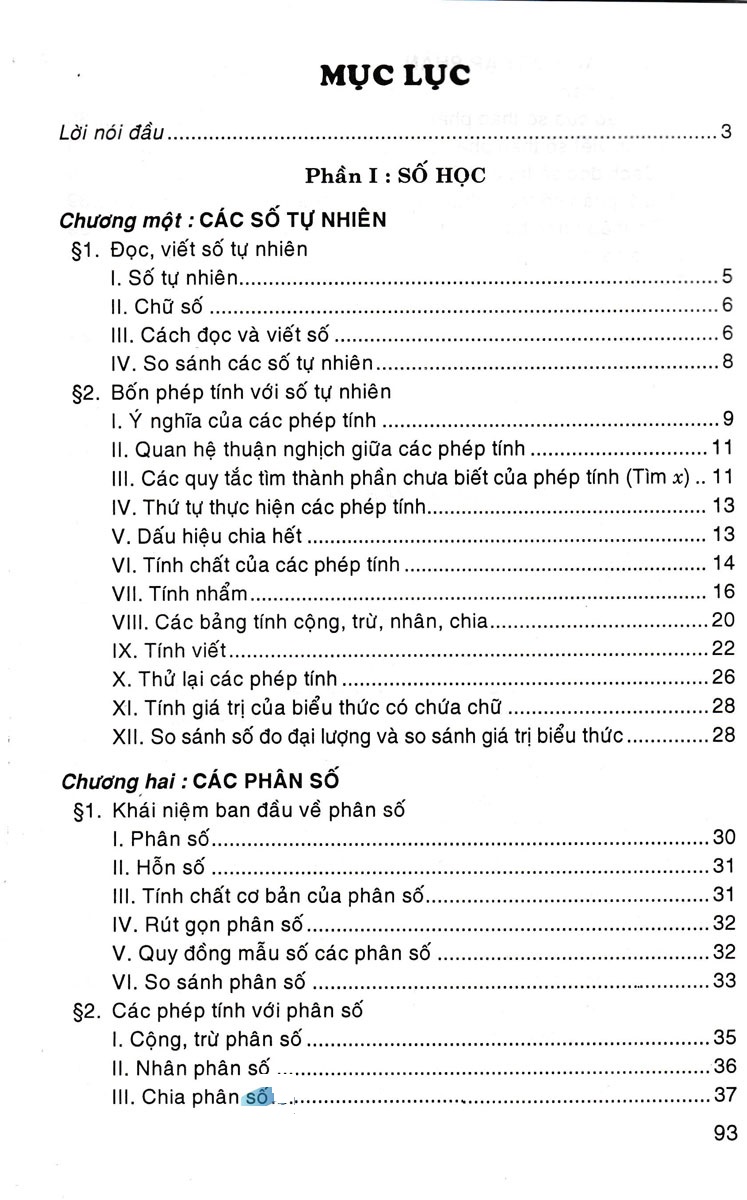 Tóm Tắt Kiến Thức Toán Tiểu Học (Dùng Chung Cho Các Bộ SGK Hiện Hành)