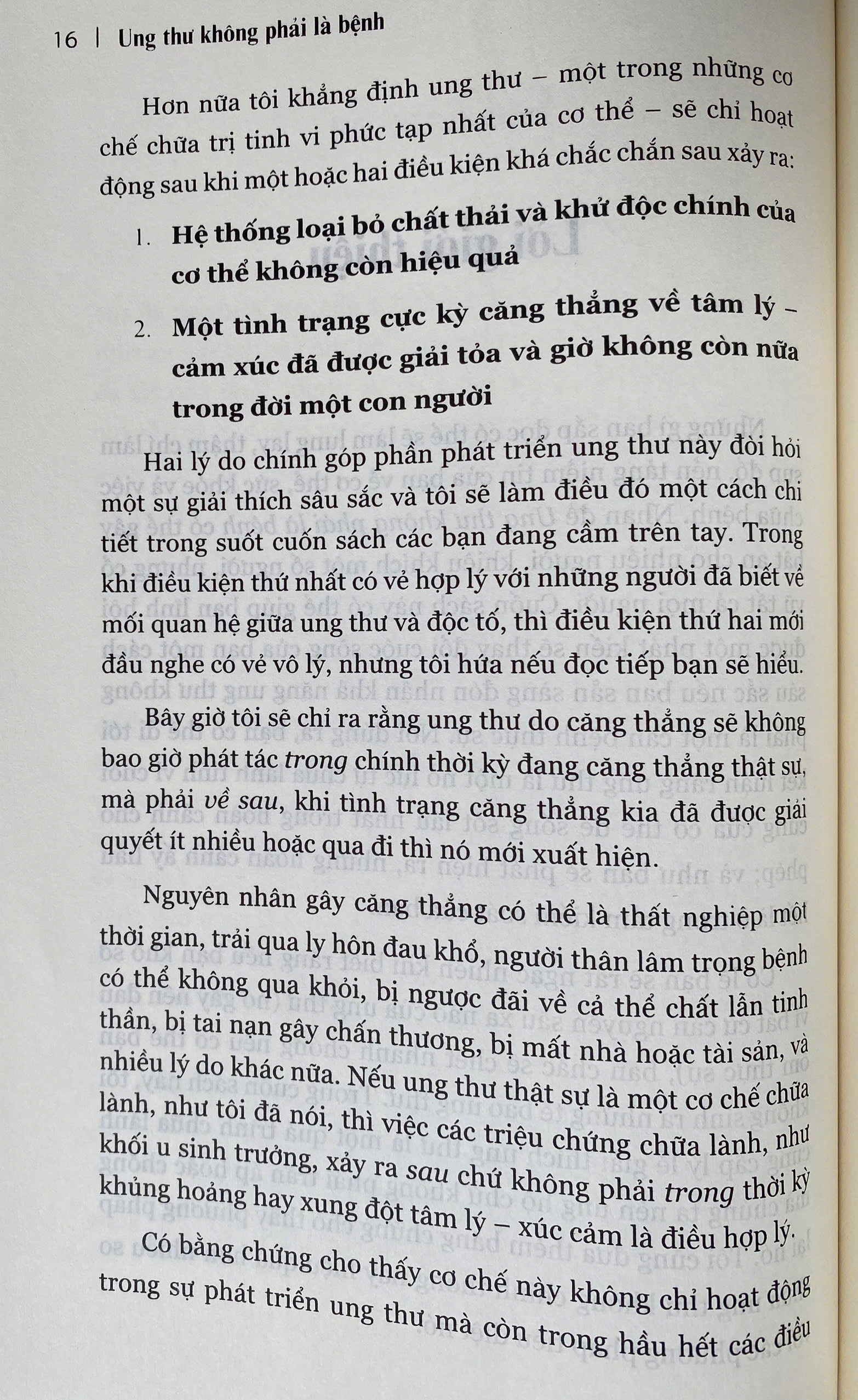 Ung Thư Không Phải Là Bệnh Mà Là Cơ Chế Chữa Lành