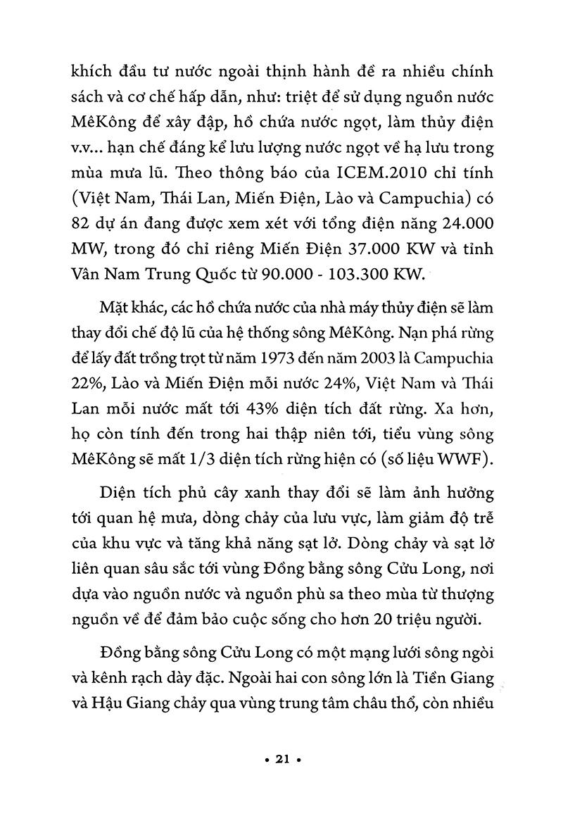 Sông Mê Kông Hay Sông Cửu Long Với Biến Đổi Khí Hậu Toàn Cầu
