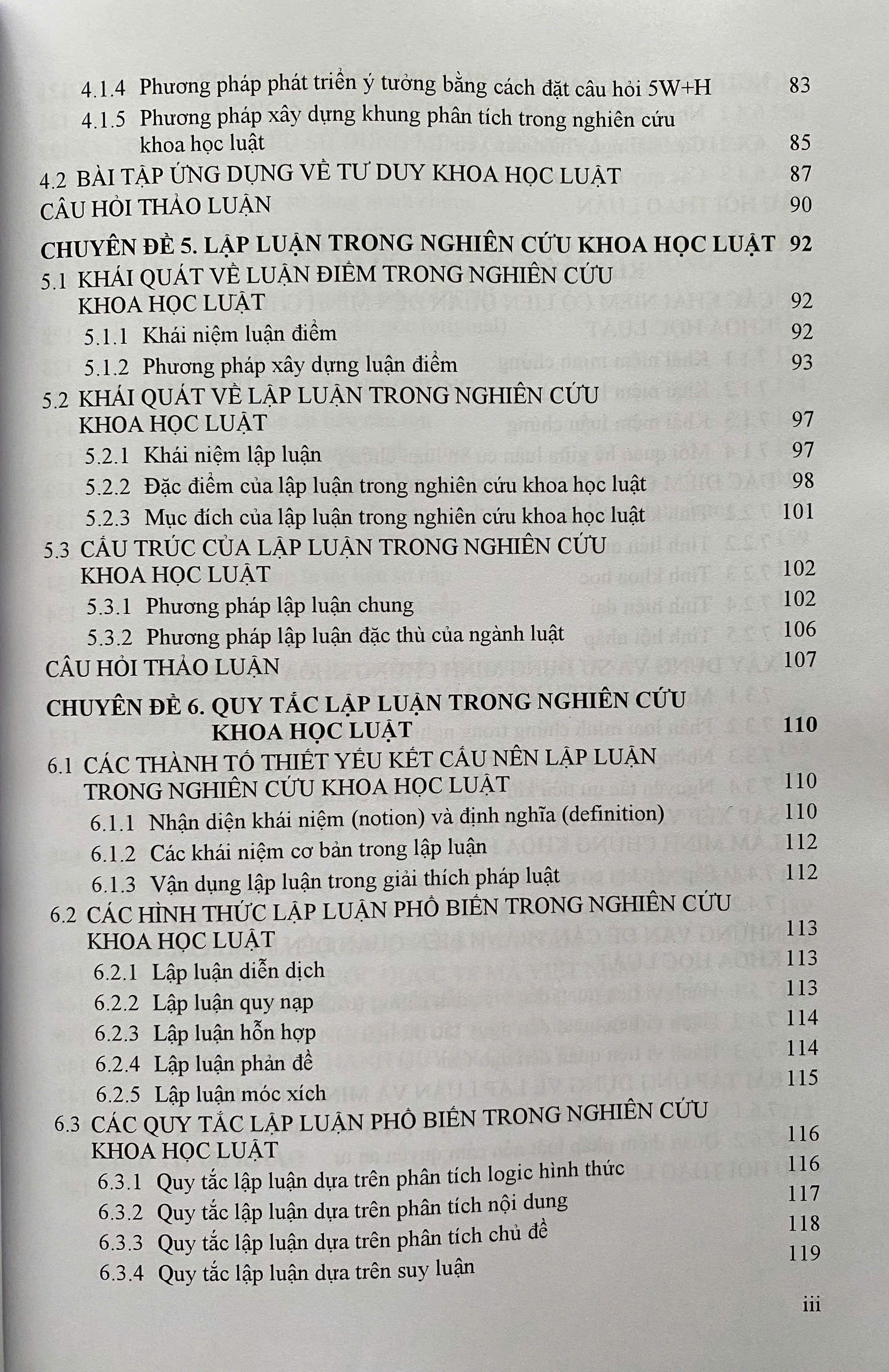 Tư Duy, Lập Luận Và Minh Chứng Trong Nghiên Cứu Khoa Học Luật