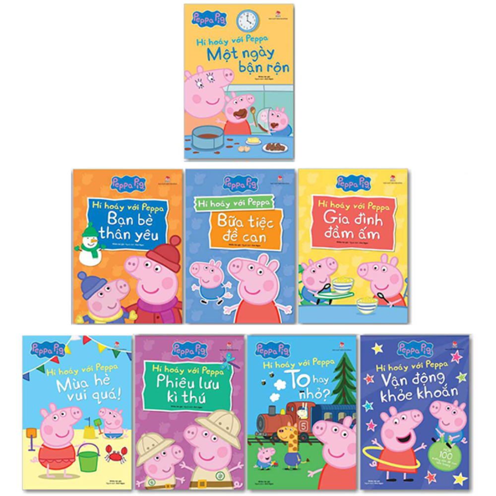 Combo Hí Hoáy Với Peppa (8 Cuốn)