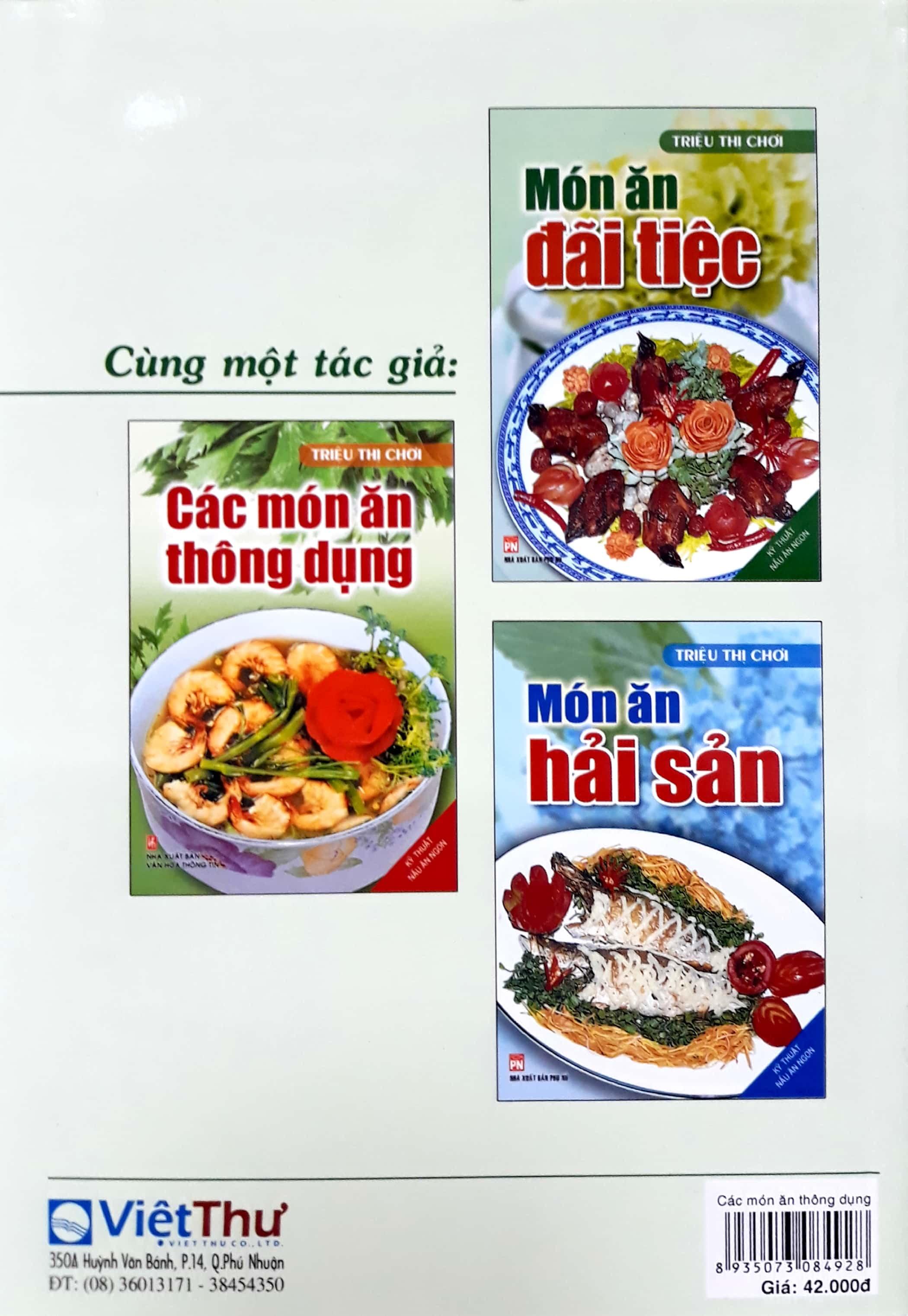 Các Món Ăn Thông Dụng