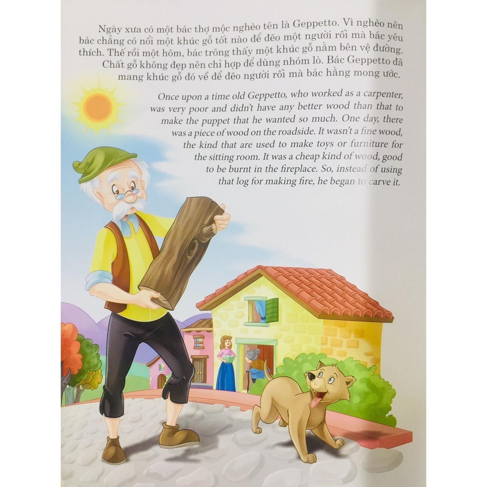 Truyện Song Ngữ Anh - Việt: Pinocchio - Bản Quyền