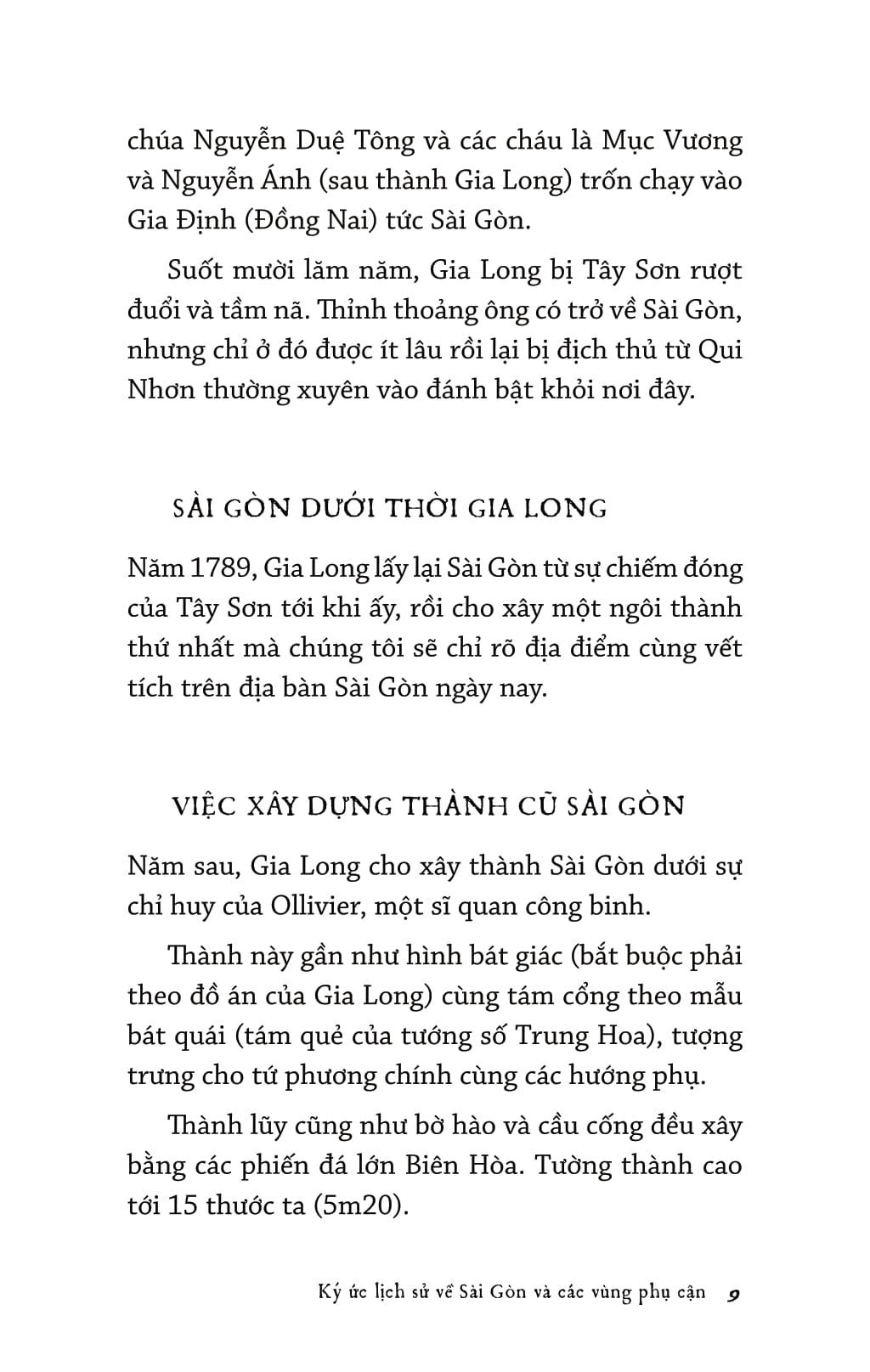 Ký Ức Lịch Sử Về Sài Gòn Và Các Vùng Phụ Cận