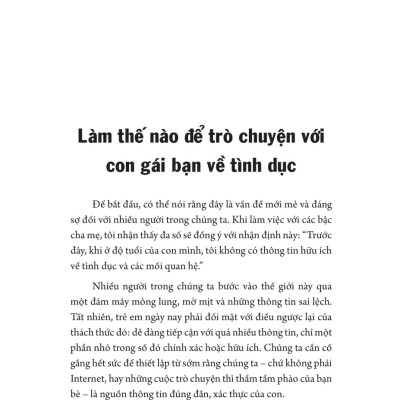 Giáo Dục Giới Tính Cho Con Gái - ML