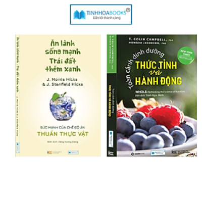 Sách mới: Ăn lành sống mạnh + Toàn cảnh dinh dưỡng (TB)