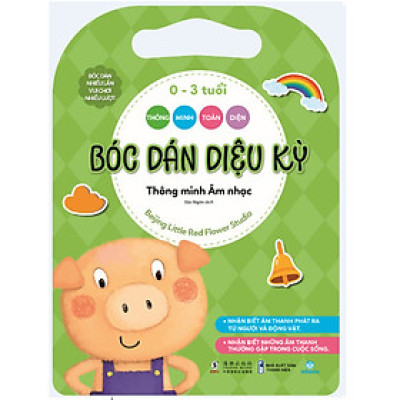 Sách - Bộ 8 cuốn Bóc Dán Diệu Kỳ ( 0-3 tuổi Thông Minh Toàn Diện ) - ndbooks