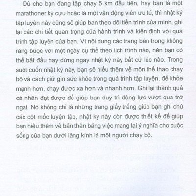 Nhật Ký 365 Ngày Chạy Bộ