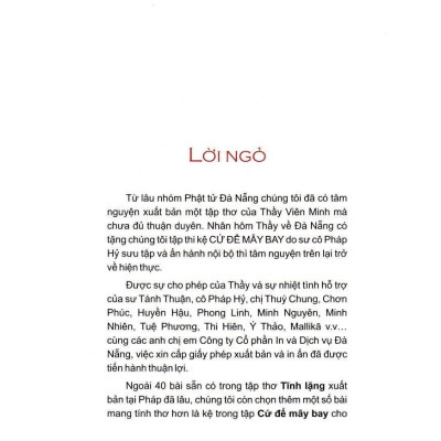 Sách - Tĩnh Lặng - Thơ Thầy Viên Minh