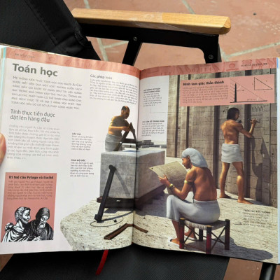 (Bìa cứng, in màu toàn bộ) ANCIENT EGYPT – AI CẬP CỔ ĐẠI -  Achaubooks – NXB Lao Động 