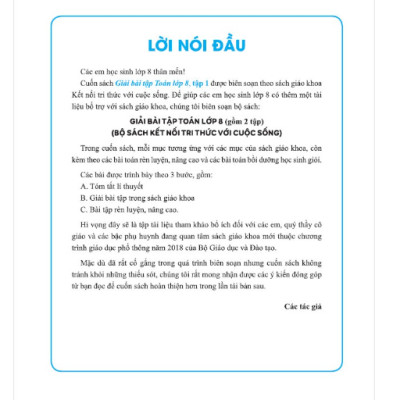 Sách - Giải Bài Tập Toán 8 - tập 2 (Bộ Sách Kết Nối Tri Thức Với Cuộc Sống) #huongbook