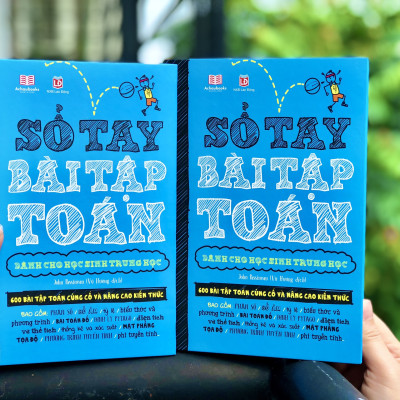 Sách Toán Học - Sổ Tay Bài Tập Toán - Á Châu Book - Tổng Hợp Kiến Thức Toán Học Từ Lớp 4 Đến lớp 9