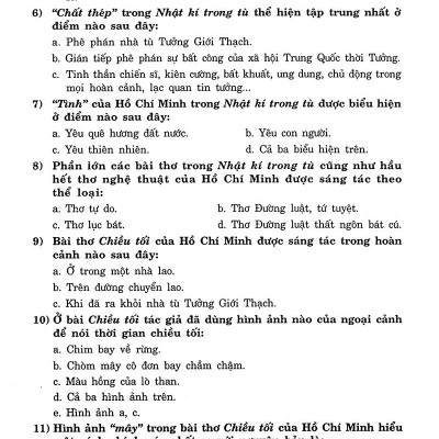 Ôn Tập Luyện Thi Trắc Nghiệm THPTQG 2019 - Môn Văn