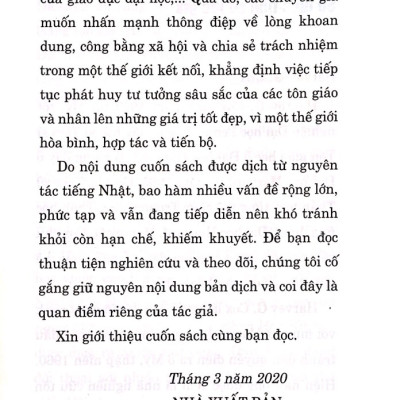 Tôn giáo và hòa bình trong thế kỷ XXI (Sách tham khảo)
