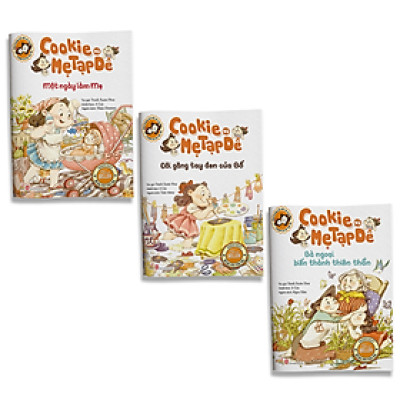 Combo 3 Cuốn Cookie Và Mẹ Tạp Dề - Đôi Găng Tay Đen Của Bố ,Một Ngày Làm Mẹ & Bà Ngoại Biến Thành Thiên Thần