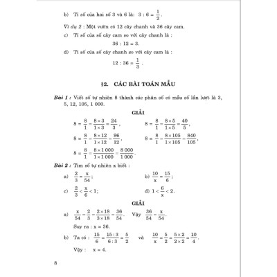 Sách - Các bài toán phân số và tỉ số lớp 5 bồi dưỡng học sinh khá giỏi + HA