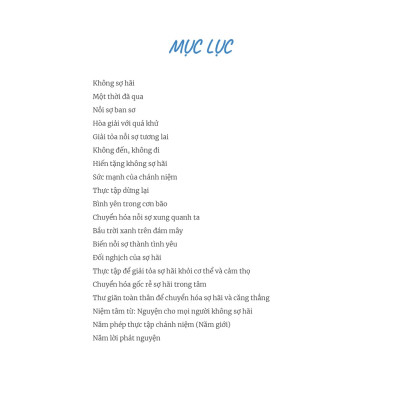 Sách Fear Sợ Hãi: Hóa Giải Sợ Hãi Bằng Tình Thương ( th)