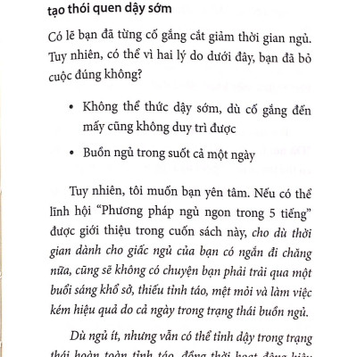 Ngủ Ít Vẫn Khỏe - 5 Tiếng Là Đủ Sao Phải Là 8? (Tái Bản)