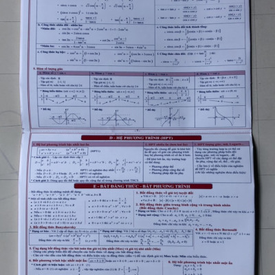 Hệ Thống Kiến Thức Toán (ĐS-GT) 10-11-12 (bản mới)