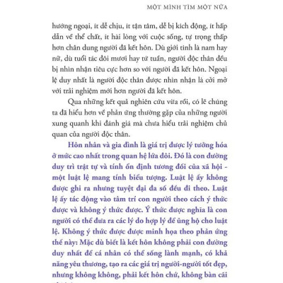 Một Mình Tìm Một Nửa