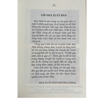 Sách - Nhân Quả Ba Đời (bản màu)