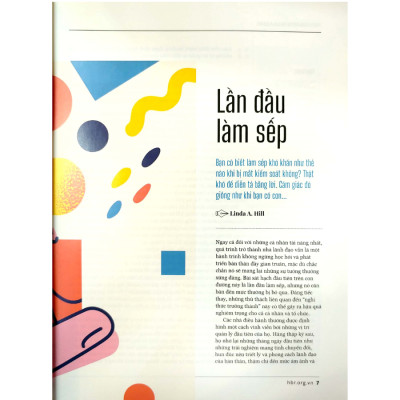 HBR OnPoint 2021: Các Nhà Quản Lý Mới